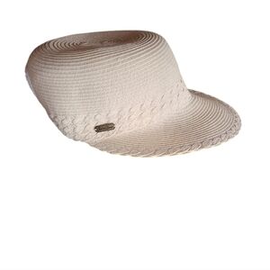 Sand And Sun Off-White Woven Sun Hat